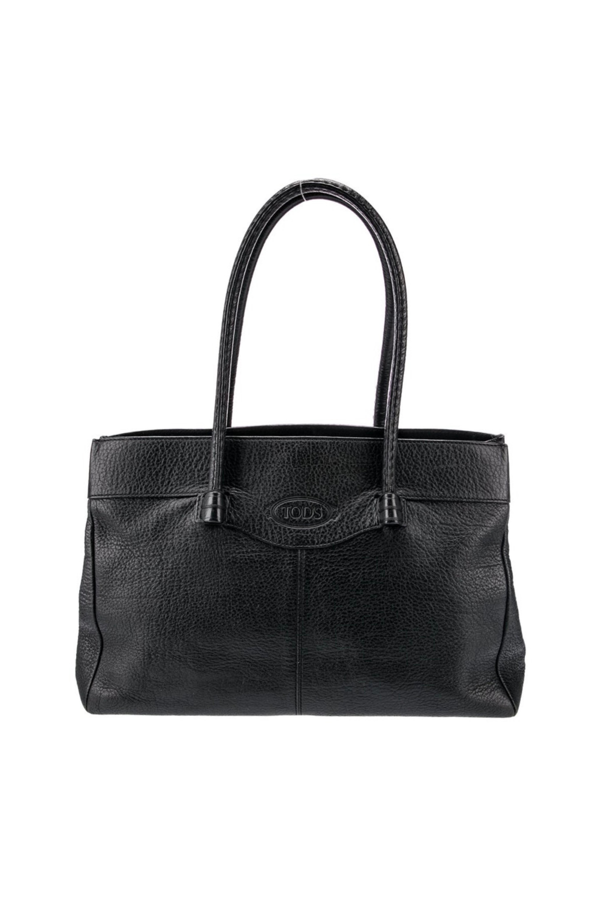 Tod's Black Leather Tote