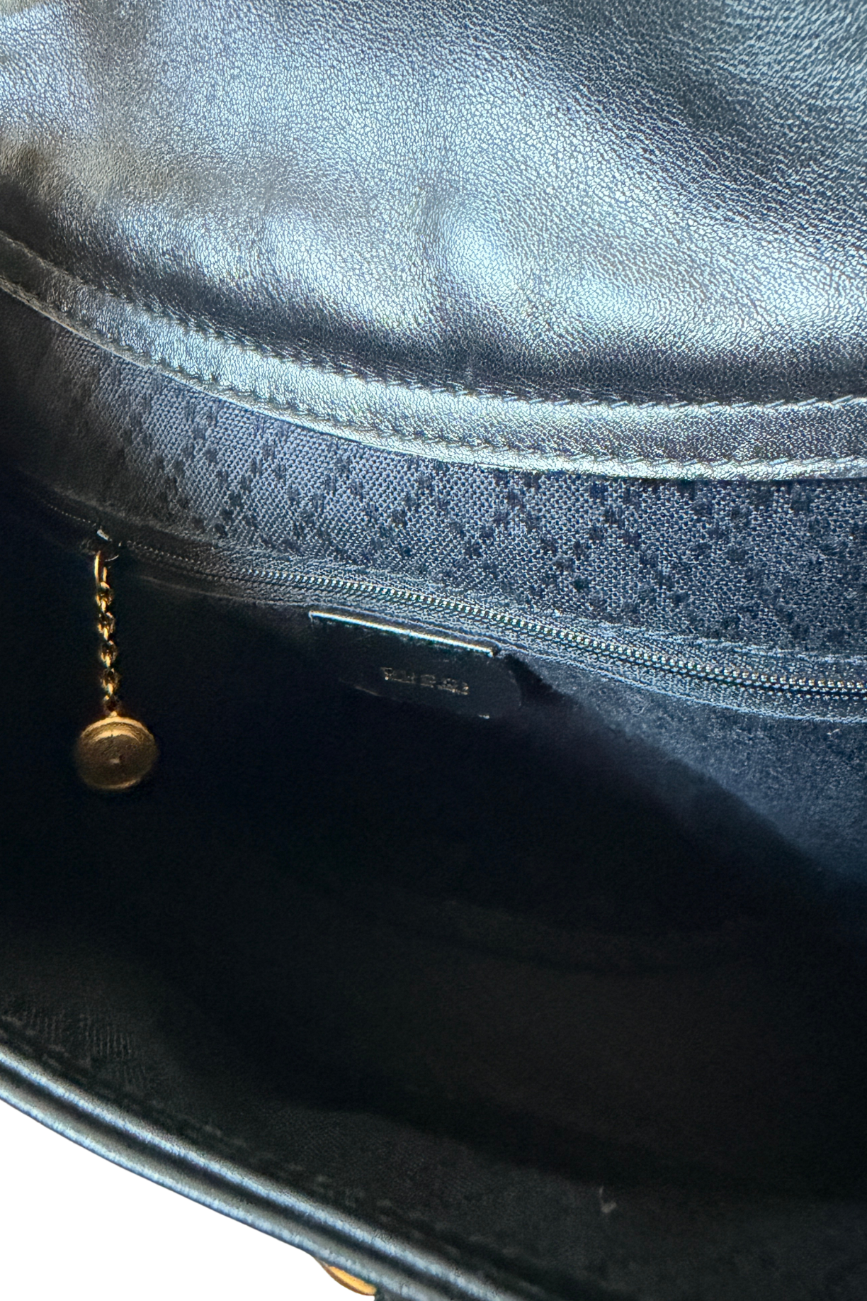 Gucci Horsebit Black Leather Sling Bag