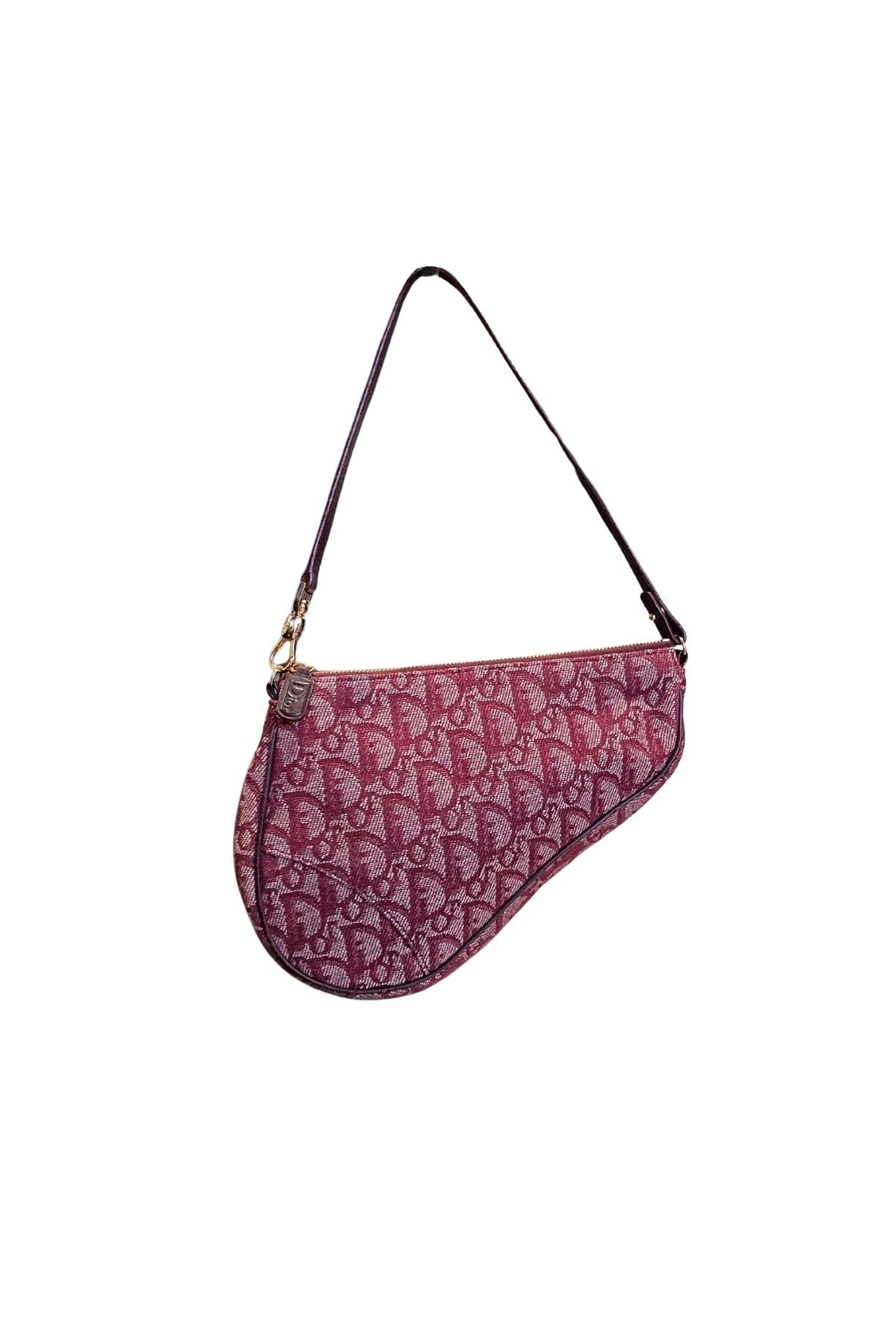 Red Dior Trotter Mini Saddle