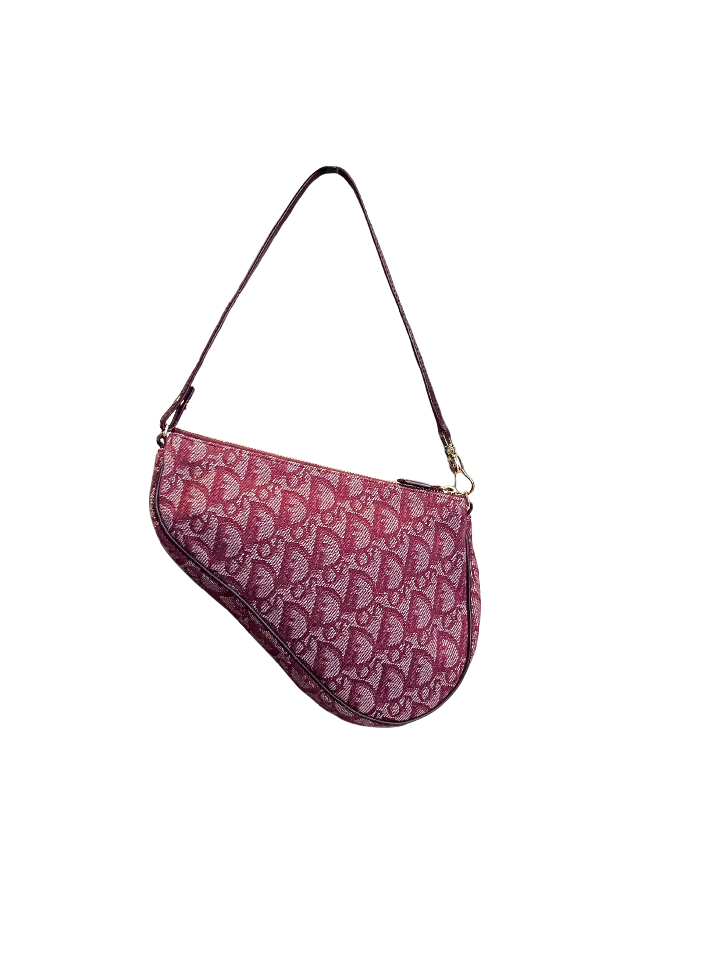 Red Dior Trotter Mini Saddle
