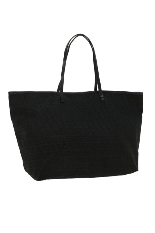 Fendi Black Canvas Tote